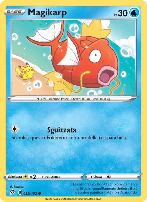 Carte Pokémon Magicarpe #39 — Clash des Rebelles