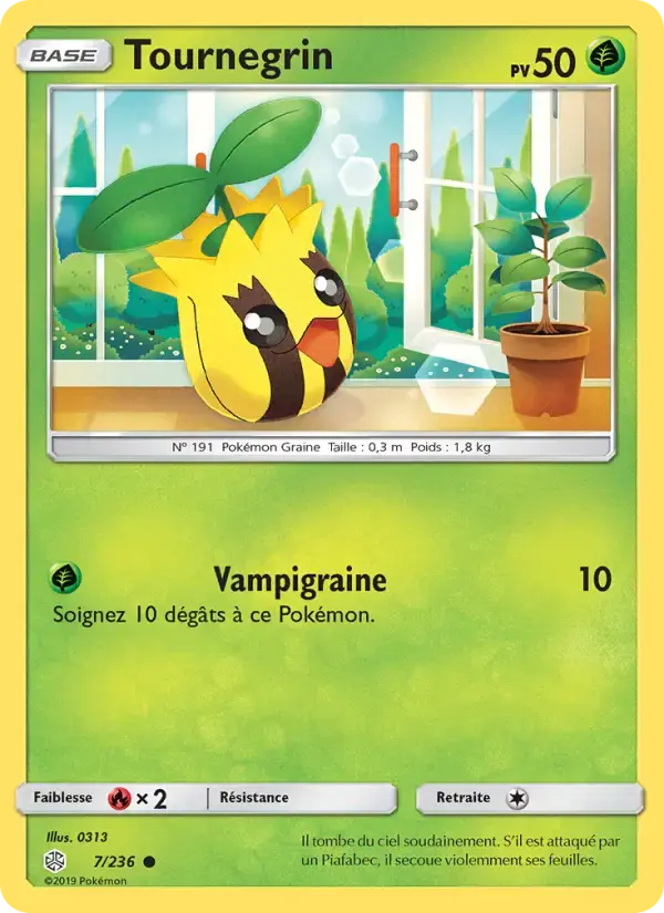 Carte Pokémon Tournegrin #7 — Éclipse Cosmique