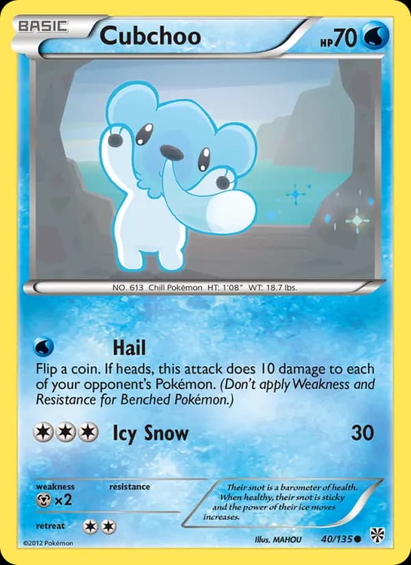 Cubchoo #40 — Plasma Storm
