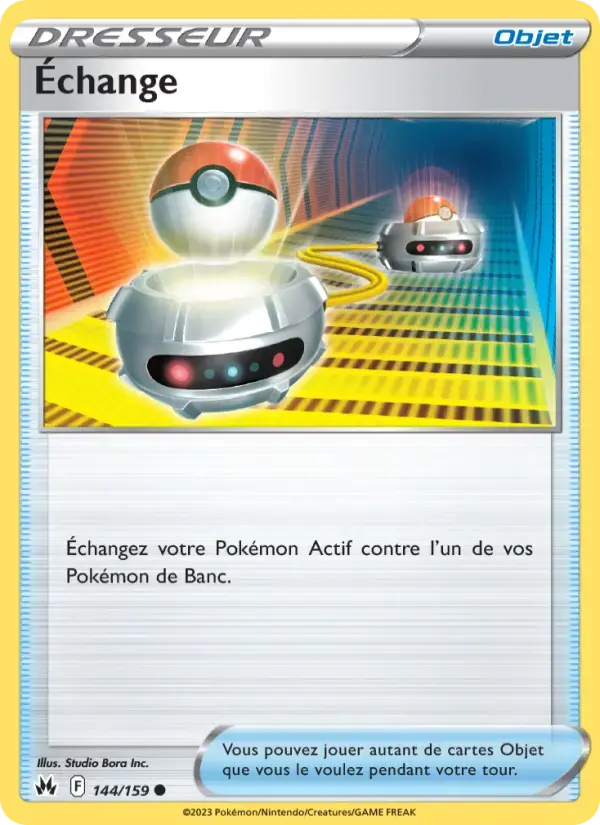 Carte Pokémon Échange #144 — Zénith Suprême