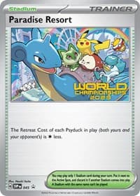 Carte Pokémon Hôtel " Au paradis des Pokémon " #045 — Promos Écarlate et Violet