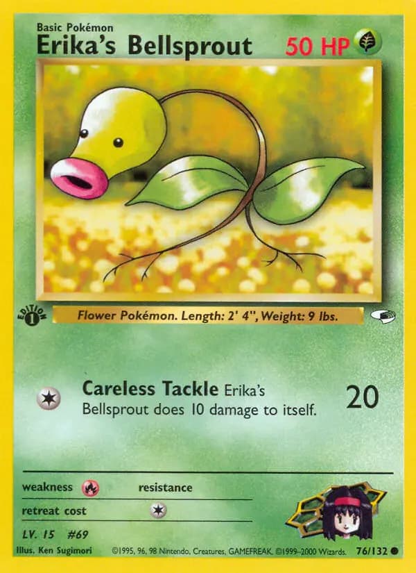 Erika's Bellsprout #76 — Gym Heroes