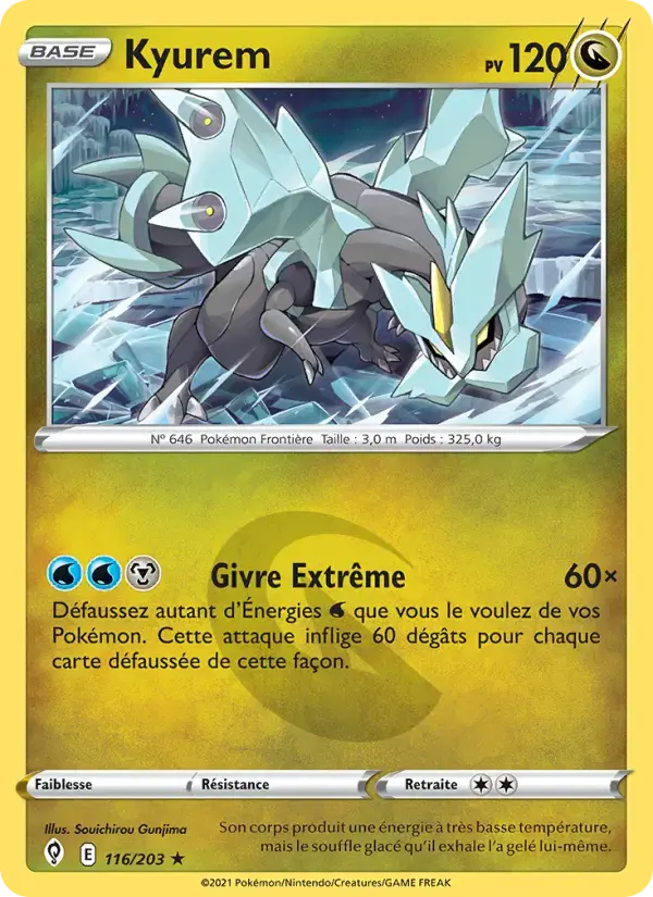 Carte Pokémon Kyurem #116 — Évolution Céleste