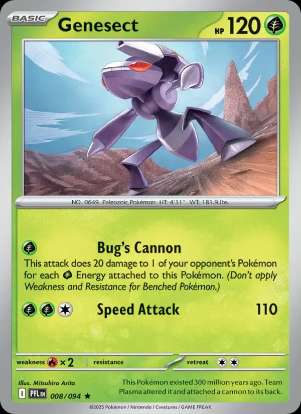Genesect #008 — Phantasmal Flames