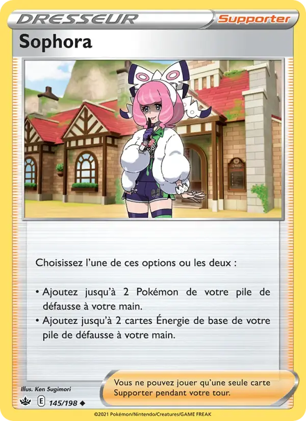 Carte Pokémon Sophora #145 — Règne de Glace