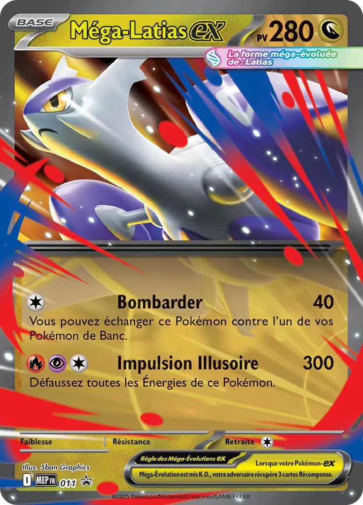 Carte Pokémon Méga-Latias-ex #011 — Promos Méga-Évolution