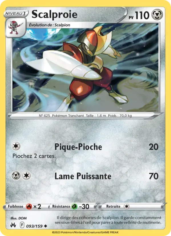 Carte Pokémon Scalproie #093 — Zénith Suprême