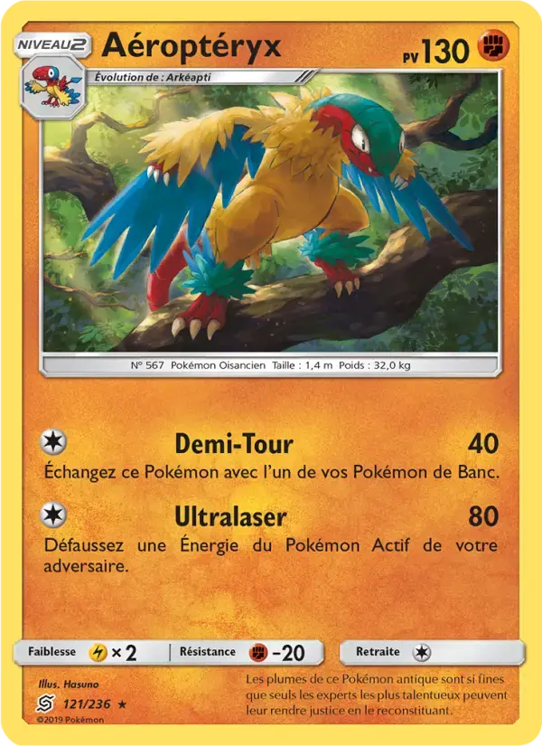 Carte Pokémon Aéroptéryx #121 — Harmonie des Esprits