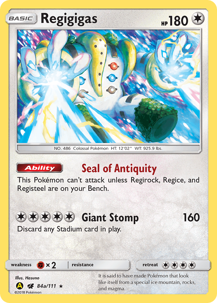 Regigigas #84a — Crimson Invasion