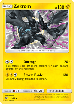 Carte Pokémon Zekrom #35 — Légendes Brillantes