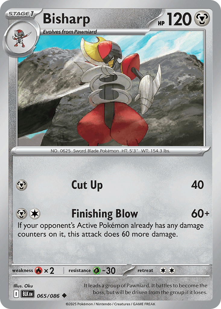 Carte Pokémon Scalproie #065 — Foudre Noire