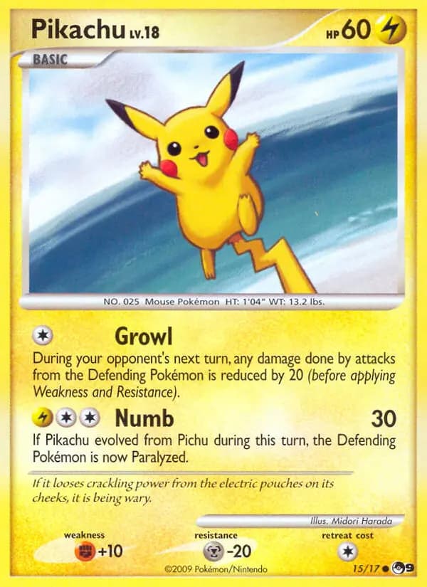 Pikachu #15 — POP 9