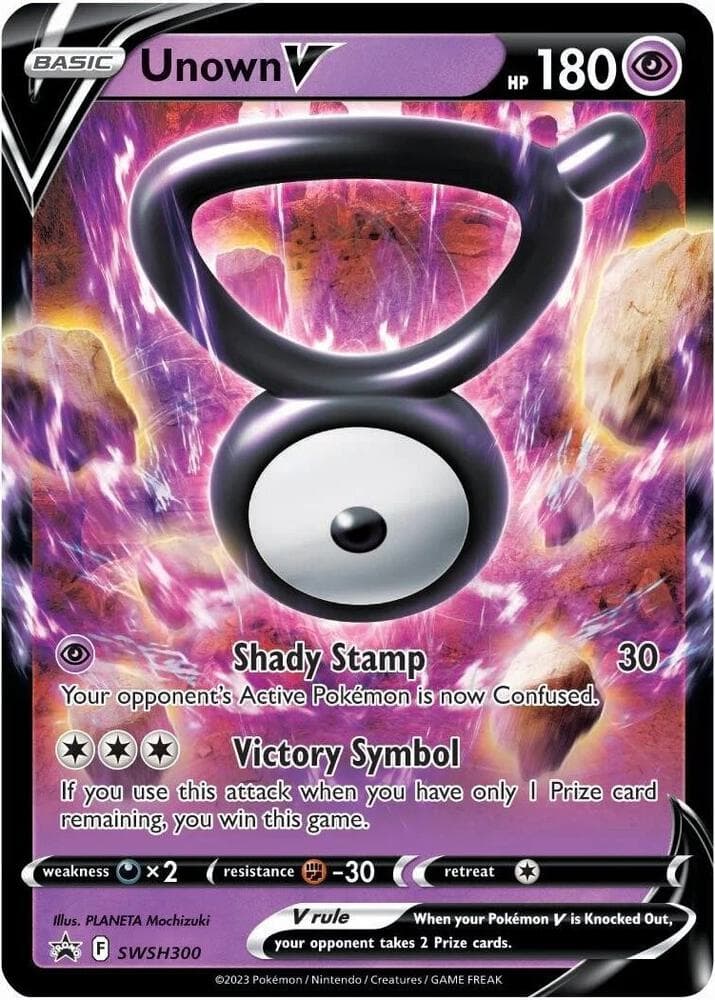 Unown V #SWSH300 — Sword & Shield Promos