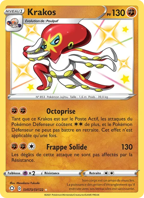 Carte Pokémon Krakos #SV073 — Destinées Radieuses