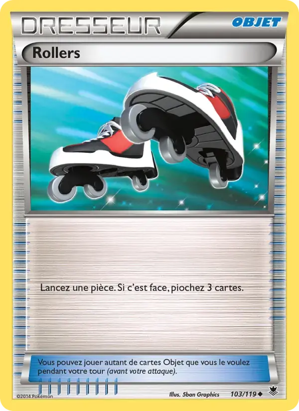 Carte Pokémon Rollers #103 — Vigueur Spectrale