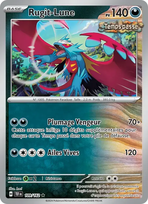 Carte Pokémon Rugit-Lune #109 — Forces Temporelles