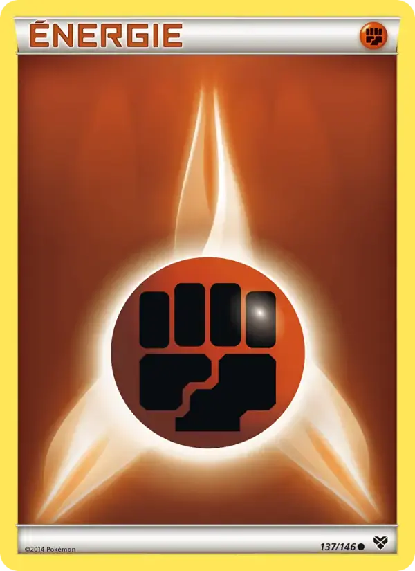 Carte Pokémon Énergie Combat #137 — XY