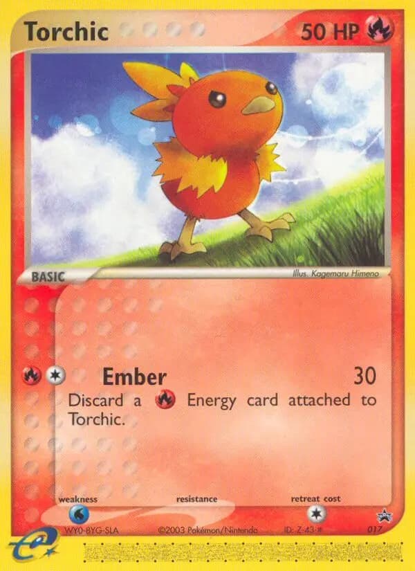 Torchic #17 — Nintendo Black Star Promos