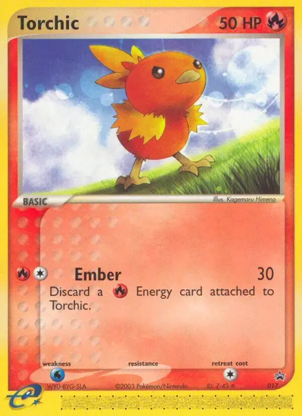 Carte Pokémon Poussifeu #17 — Promos Nintendo