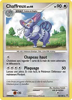 Carte Pokémon Chaffreux #36 — Diamant et Perle
