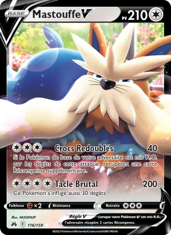 Carte Pokémon Mastouffe V #116 — Zénith Suprême