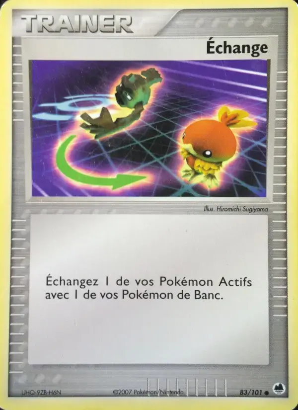 Carte Pokémon Échange #083 — Île des Dragons