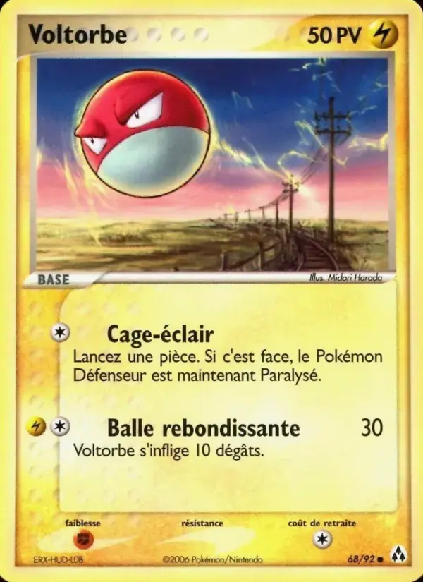 Carte Pokémon Voltorbe #68 — Créateurs de Légendes