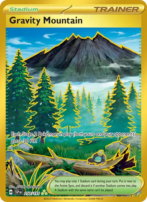 Carte Pokémon Gravity Mountain #id-c7472eac9b — Promos Asie du Sud-Est