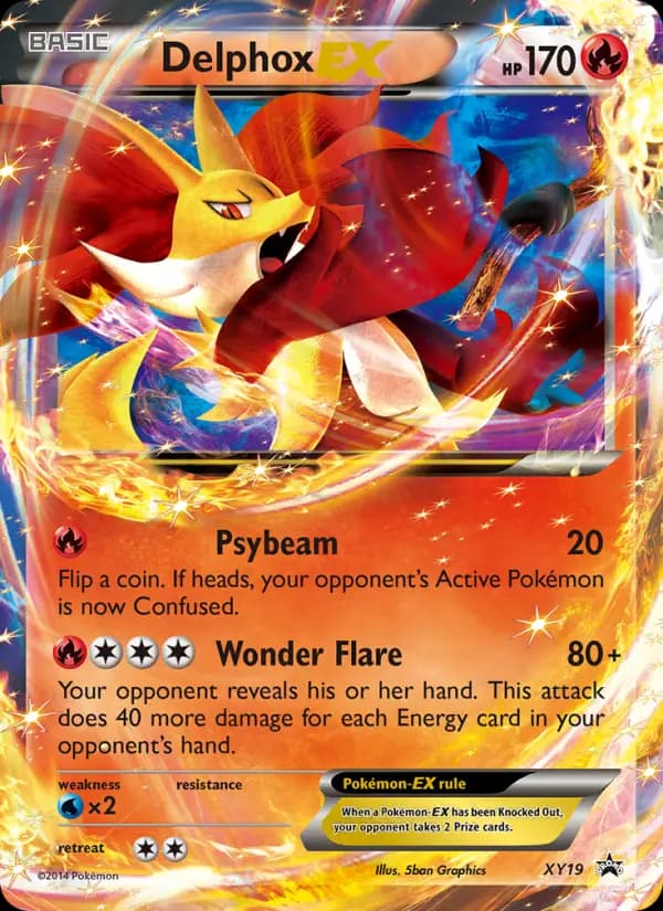 Delphox EX #XY19 — XY Promos