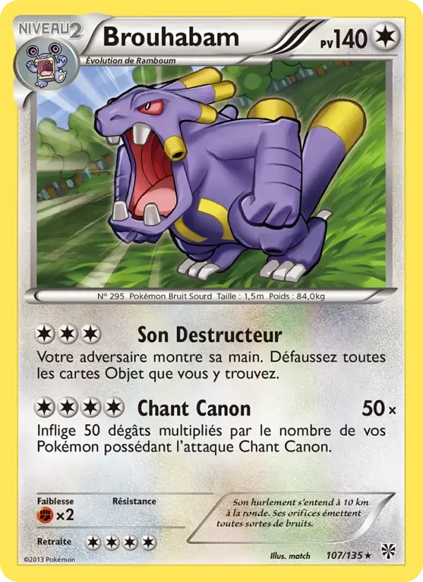 Carte Pokémon Brouhabam #107 — Tempête Plasma