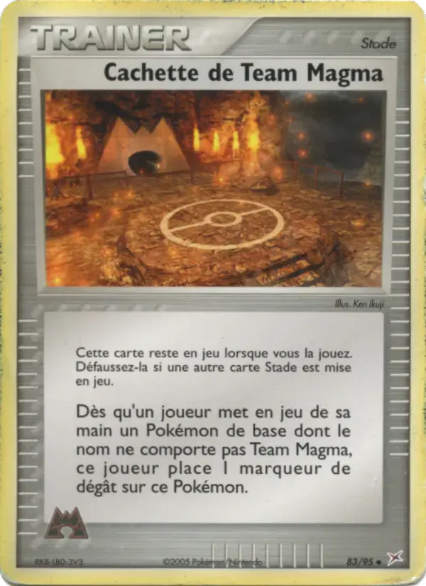 Carte Pokémon Cachette de Team Magma #83 — Team Magma vs Team Aqua