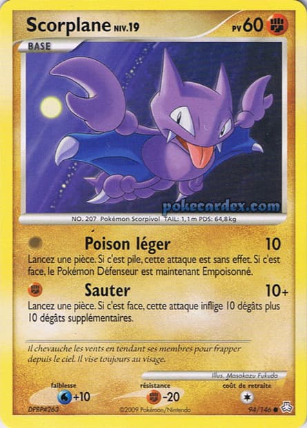 Carte Pokémon Scorplane #94 — Éveil des Légendes