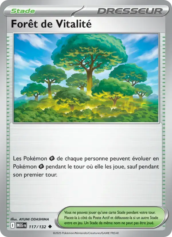 Carte Pokémon Forêt de Vitalité #117 — Méga-Évolution