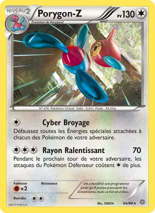 Carte Pokémon Porygon-Z #66 — Origines Antiques