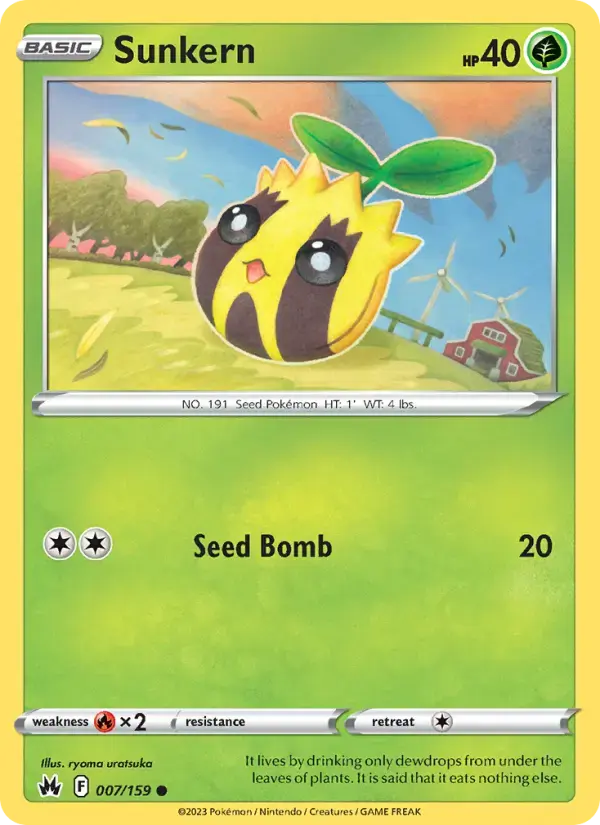 Sunkern #007 — Crown Zenith