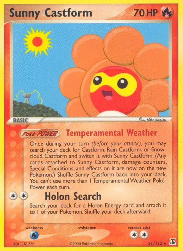 Sunny Castform #31 — Delta Species