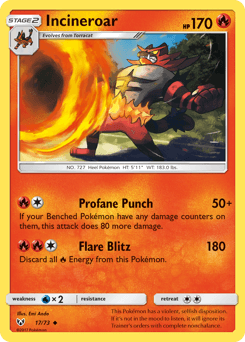 Carte Pokémon Félinferno #17 — Légendes Brillantes