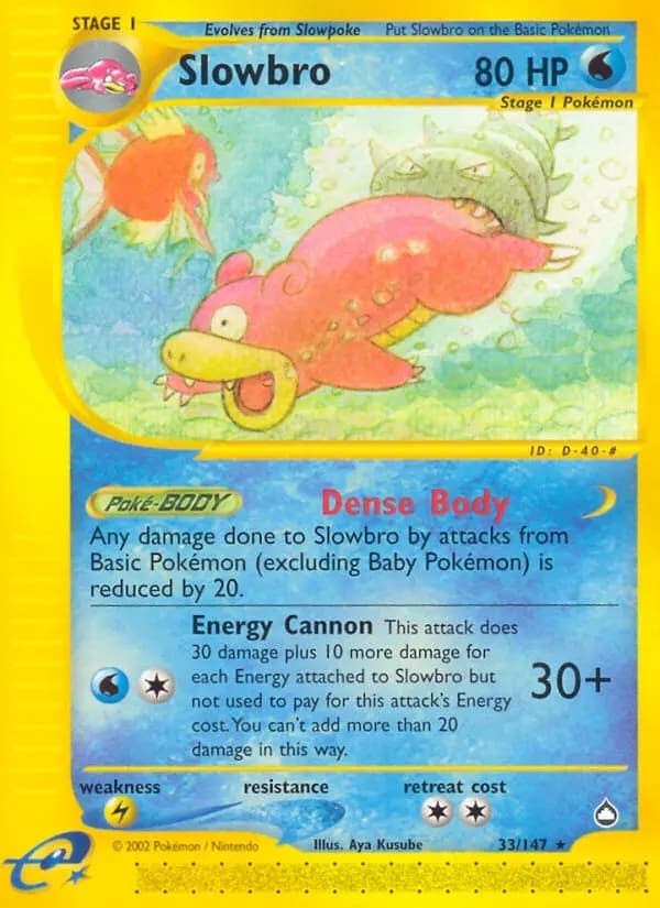 Slowbro #33 — Aquapolis