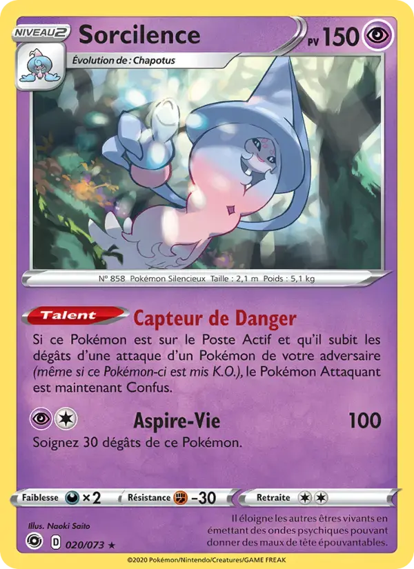 Carte Pokémon Sorcilence #20 — La Voie du Maître