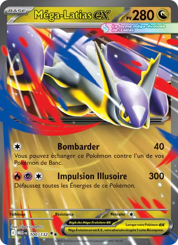 Carte Pokémon Mega Latias ex #100 — Play! Pokémon Prize Pack Series