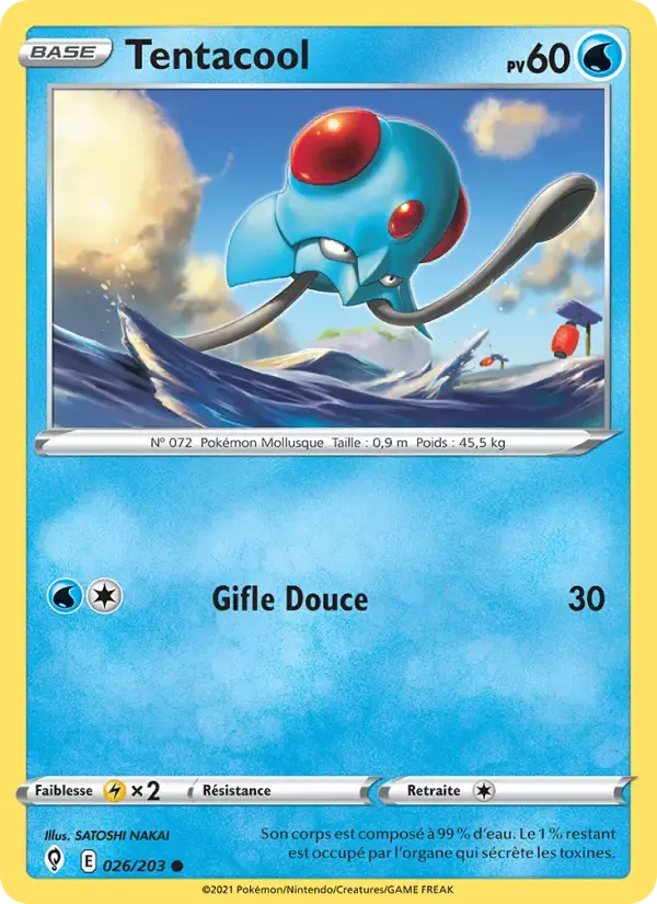 Carte Pokémon Tentacool #26 — Évolution Céleste