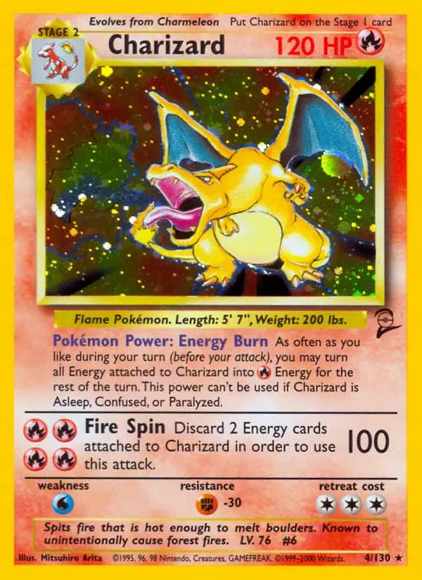 Charizard #4 — Base Set 2