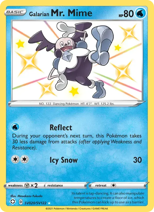 Galarian Mr. Mime #SV020 — Shining Fates
