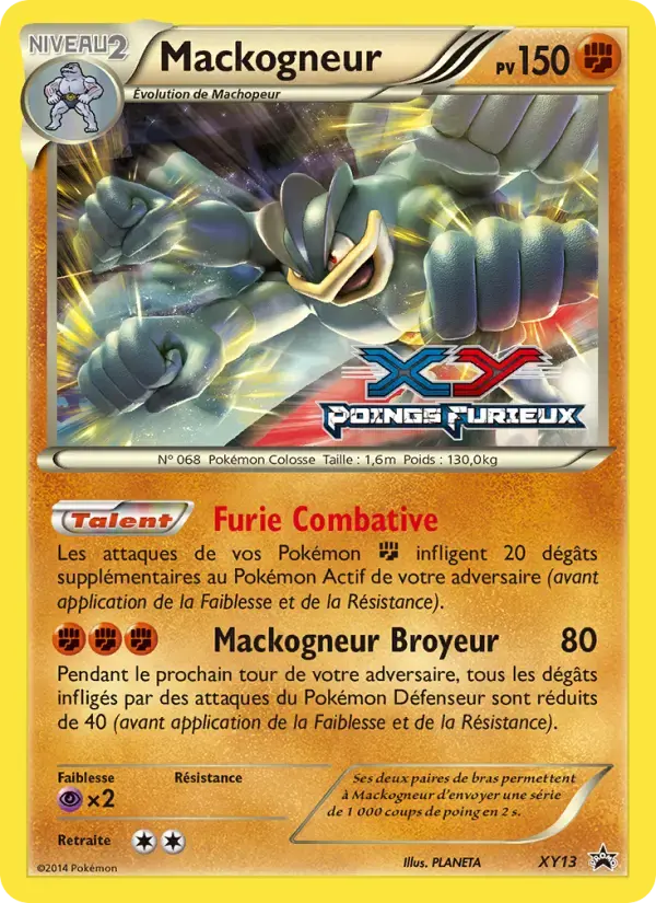 Carte Pokémon Mackogneur #XY13 — Promos X&Y
