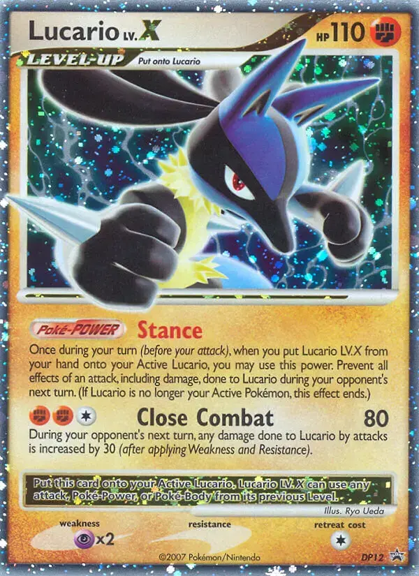 Carte Pokémon Lucario #DP12 — Promos Diamant et Perle