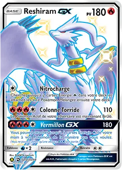 Carte Pokémon Reshiram-GX #SV51 — Destinées Occultes