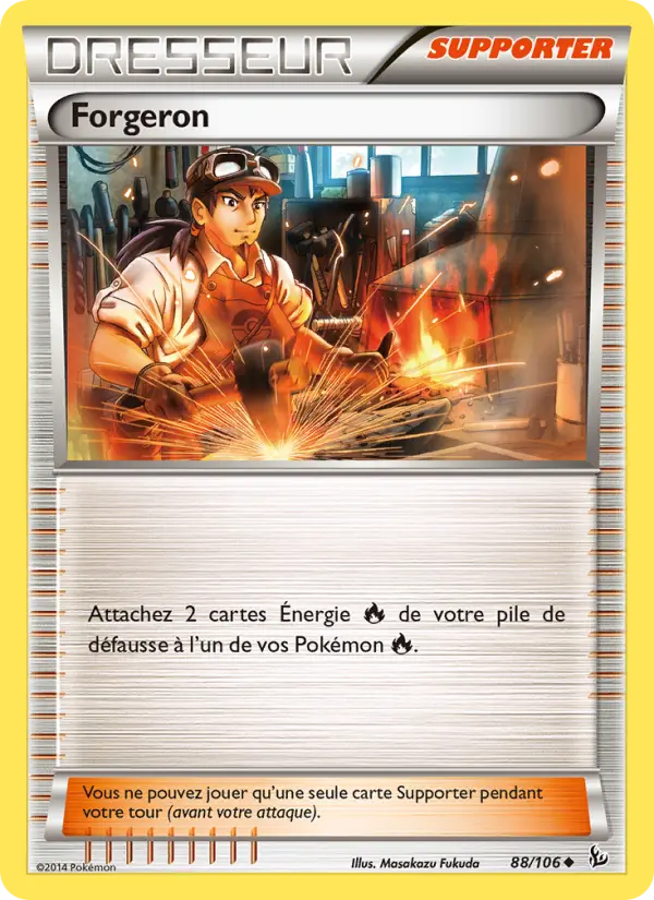 Carte Pokémon Forgeron #88 — Étincelles