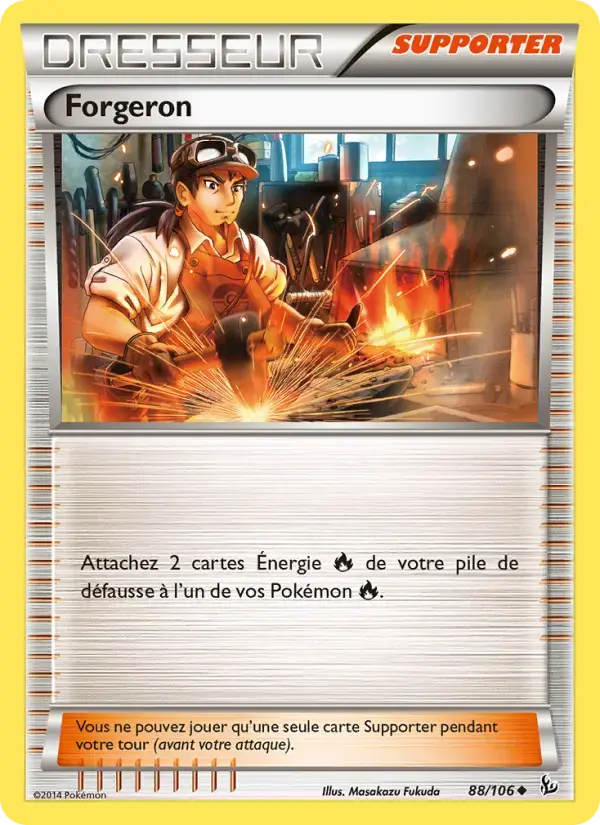 Carte Pokémon Forgeron #88 — Étincelles