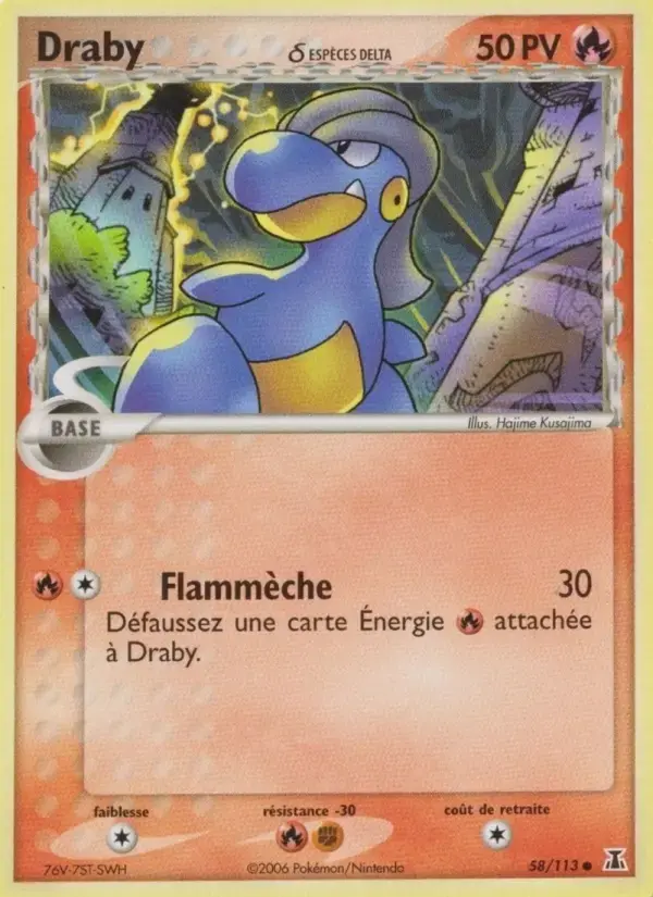 Carte Pokémon Draby δ #58 — Espèces Delta