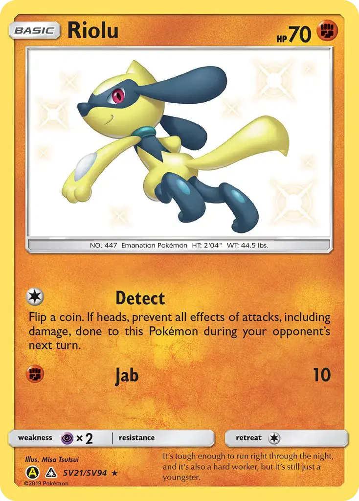 Riolu #SV21 — Hidden Fates